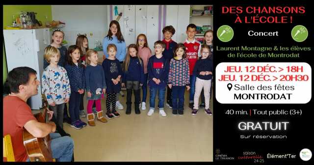 DES CHANSONS À L'ÉCOLE !