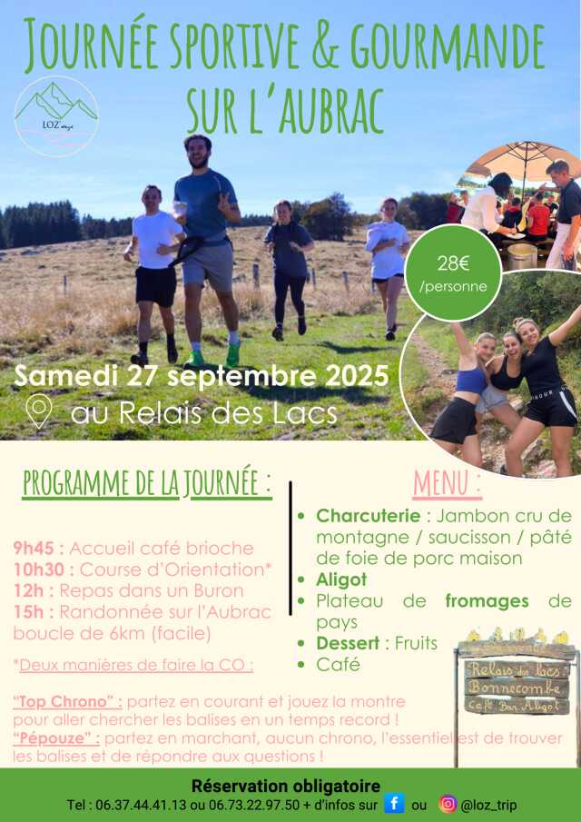JOURNÉE SPORTIVE & GOURMANDE SUR L'AUBRAC