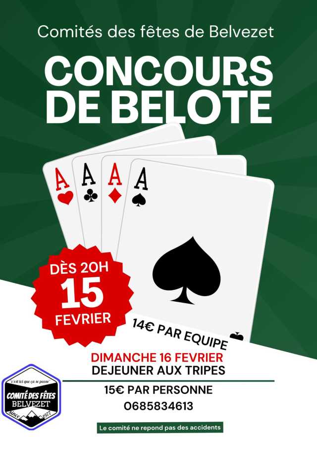 CONCOURS DE BELOTE