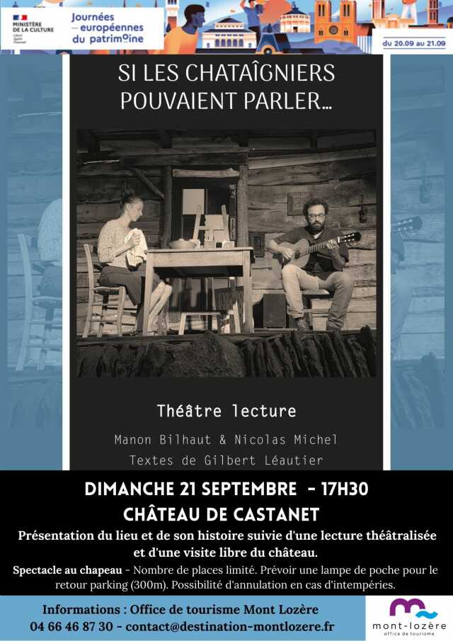 JOURNEES  EUROPEENNES DU PATRIMOINE - VISITE /SPECTACLE