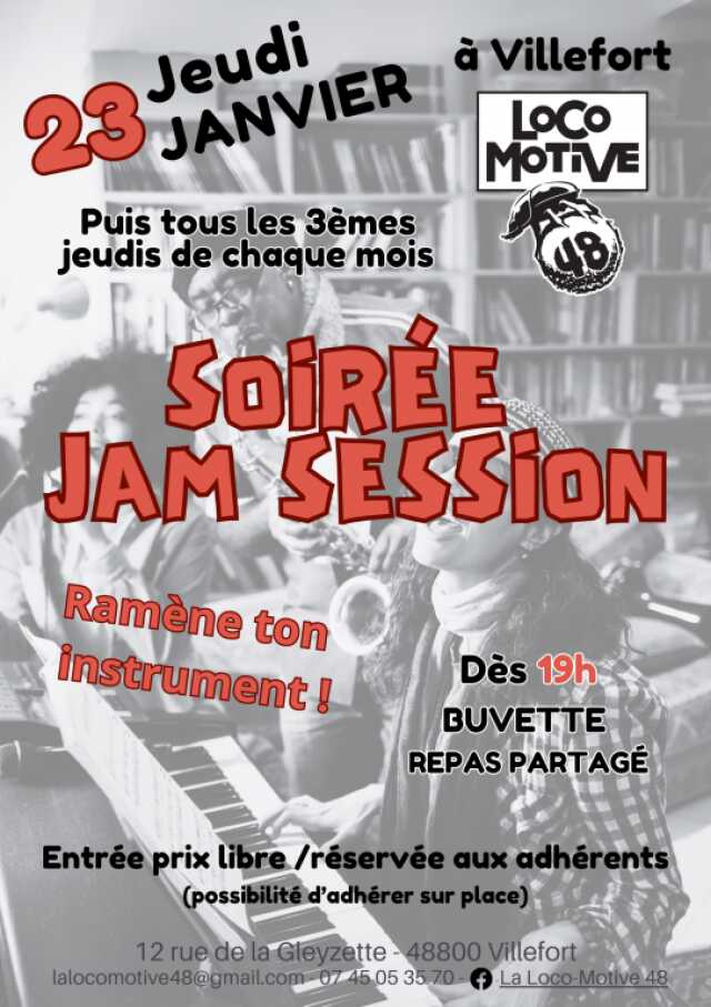 SOIRÉES JAM SESSION