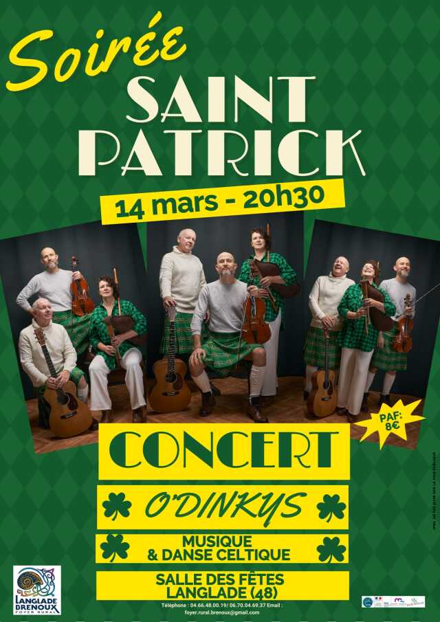 SOIRÉE SAINT PATRICK À LANGLADE