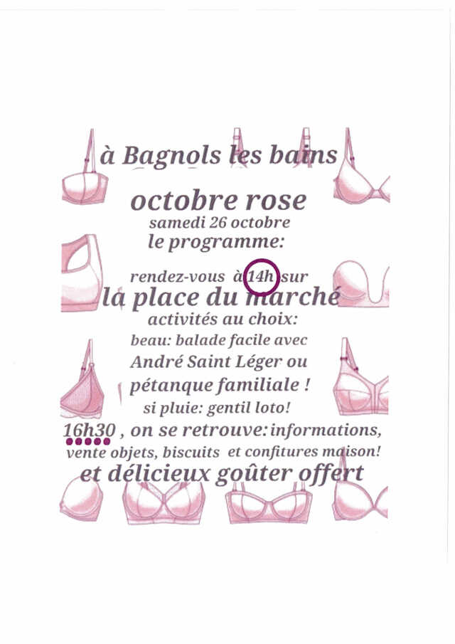 OCTOBRE ROSE