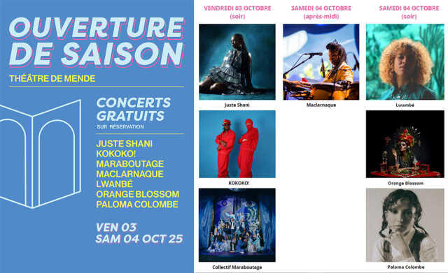OUVERTURE DE LA SAISON CULTURELLE