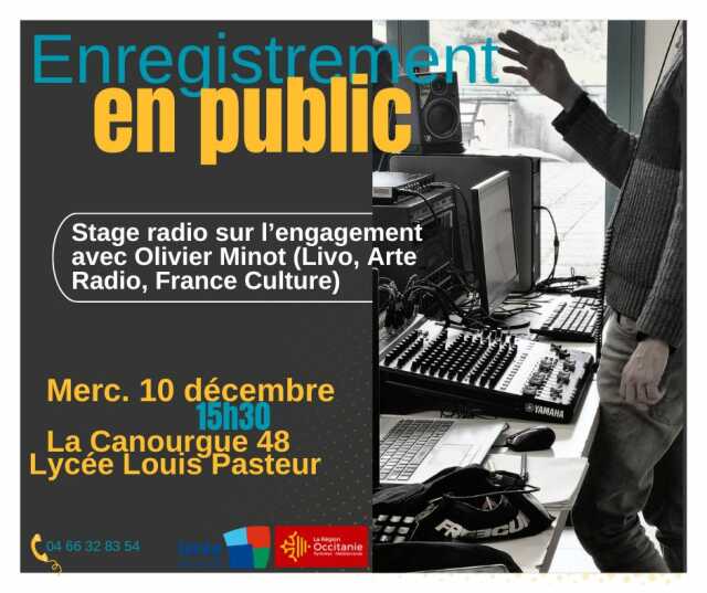 ENREGISTREMENT EN PUBLIC