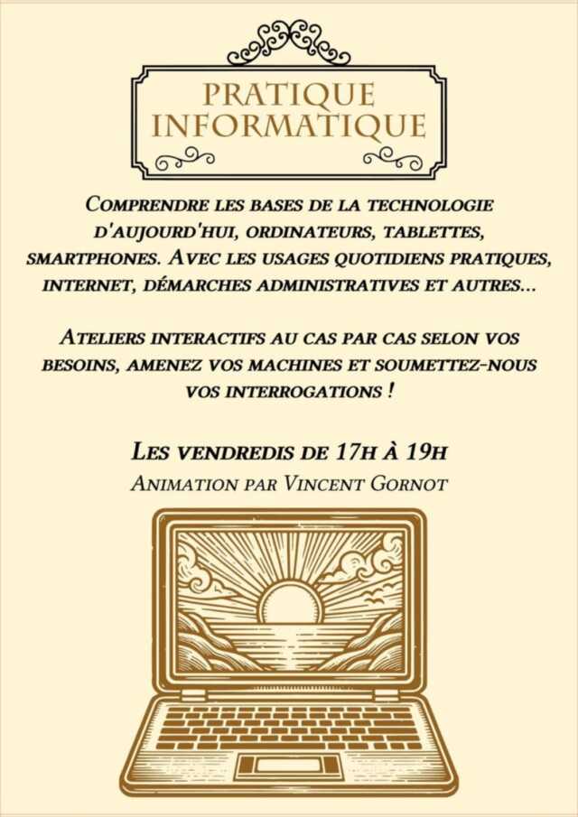 Le Comptoir des Echanges : atelier pratique informatique