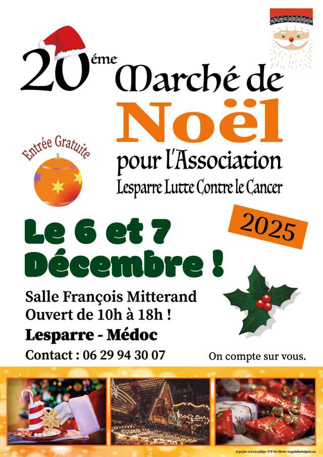Marché de Noël de Lesparre Lutte Contre le Cancer