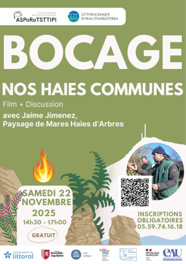 Film + rencontre avec Jaime Jimenez : Bocage, nos haies communes