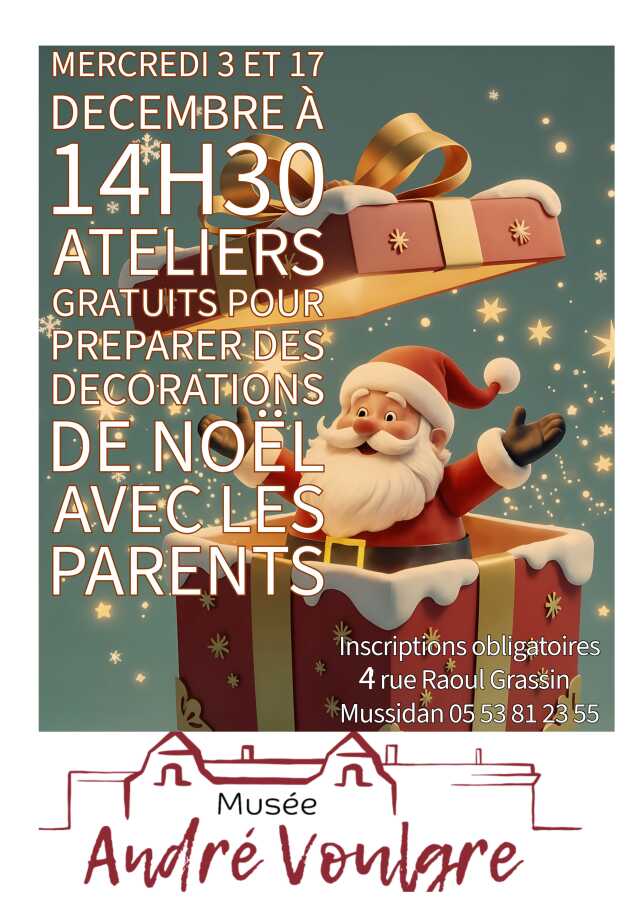 Atelier « Préparer les décorations de Noël