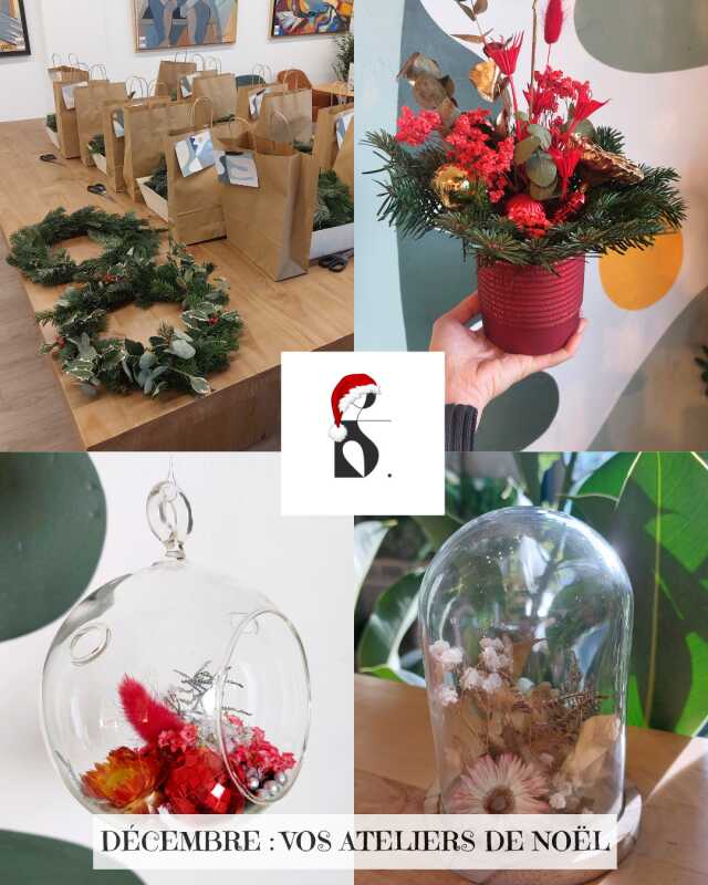 Atelier boule ou cloche de noël en duo
