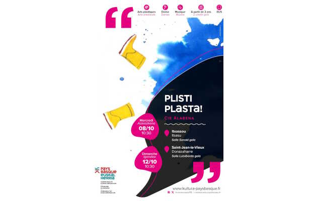 Spectacle en basque Plisti Plasta ! Par la compagnie Alabena