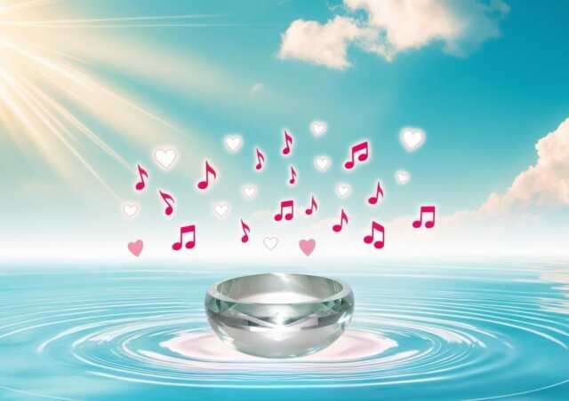 Bain sonore au cristal