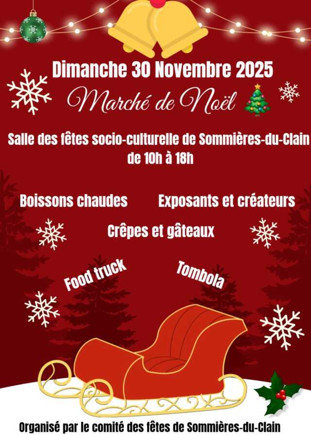 Marché de Noël de Sommières du Clain