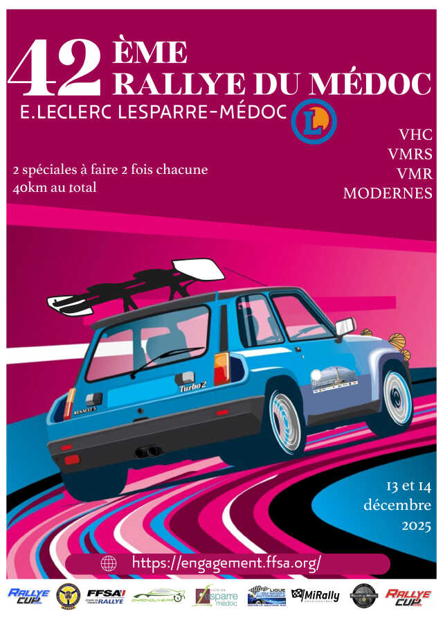 42ème Rallye du Médoc E.Leclerc