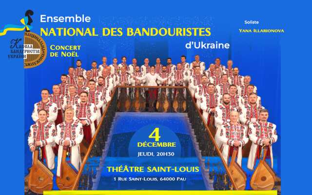 Concert de noël par l’ensemble national des bandouristes d’ukraine
