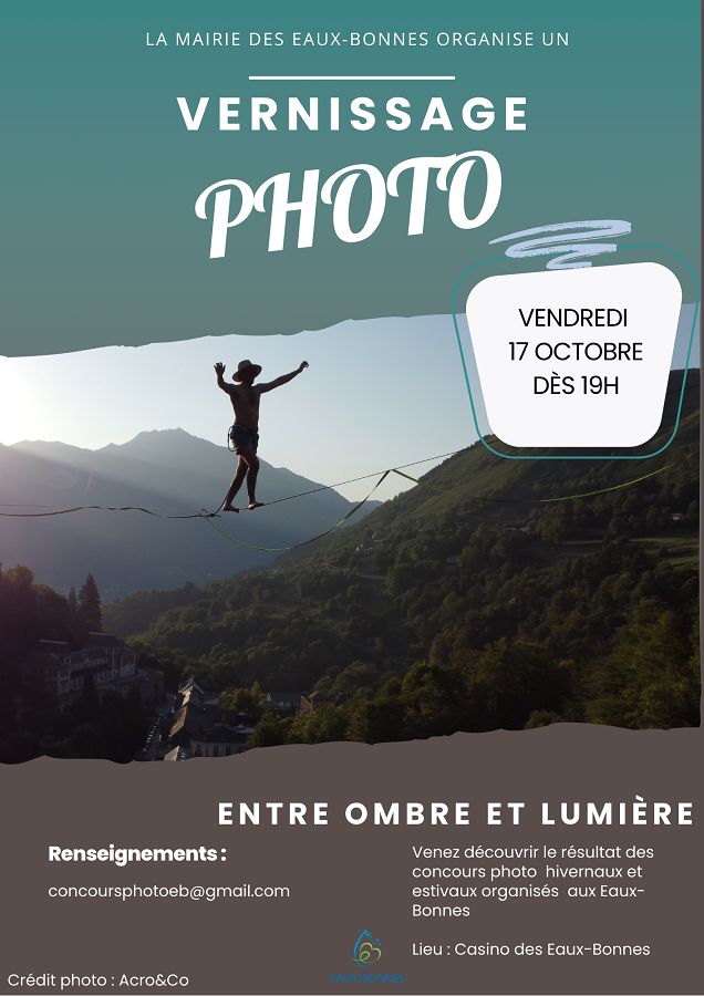 Vernissage exposition photos : Ombre et lumière