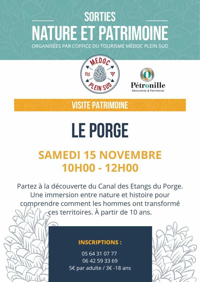 Sortie patrimoine : Le creusement du canal des étangs + le sentier d'interprétation