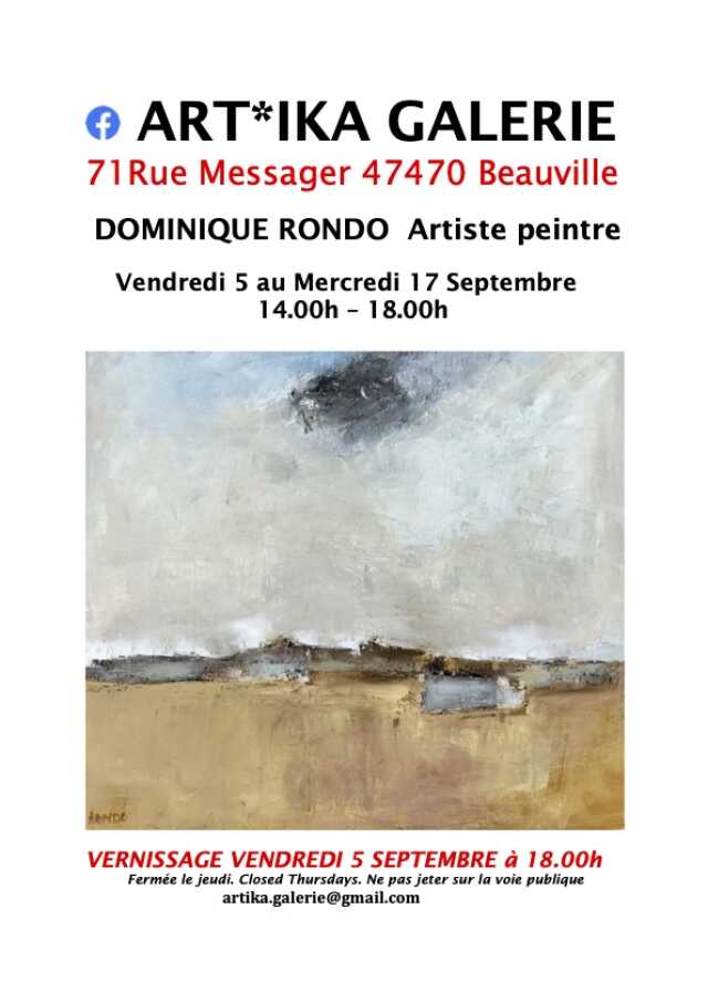 Exposition de peintures Art*IKA Galerie