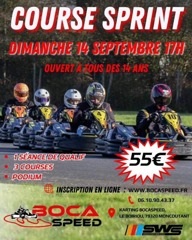 Course sprint - Karting Bocaspeed