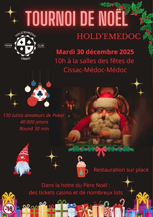 Poker Event : Tournoi de Noël 2025