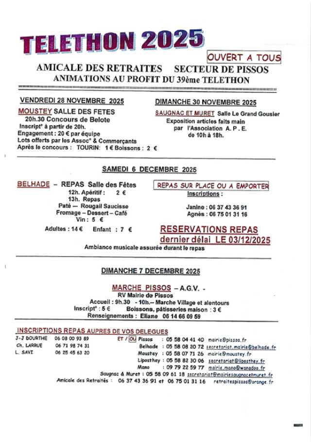 TÉLÉTHON 2025