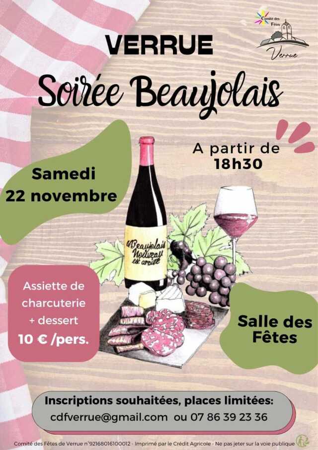 Soirée Beaujolais à Verrue