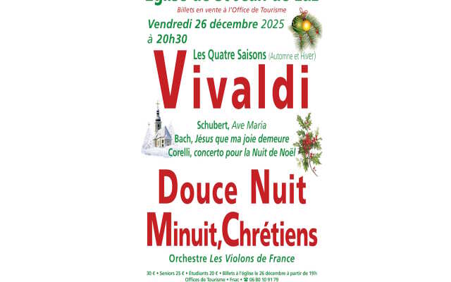 Concert de Noël : Les 4 Saisons de Vivaldi et musiques de Noël