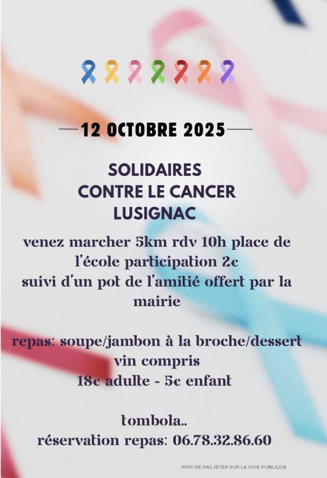 Randonnée Octobre rose + repas
