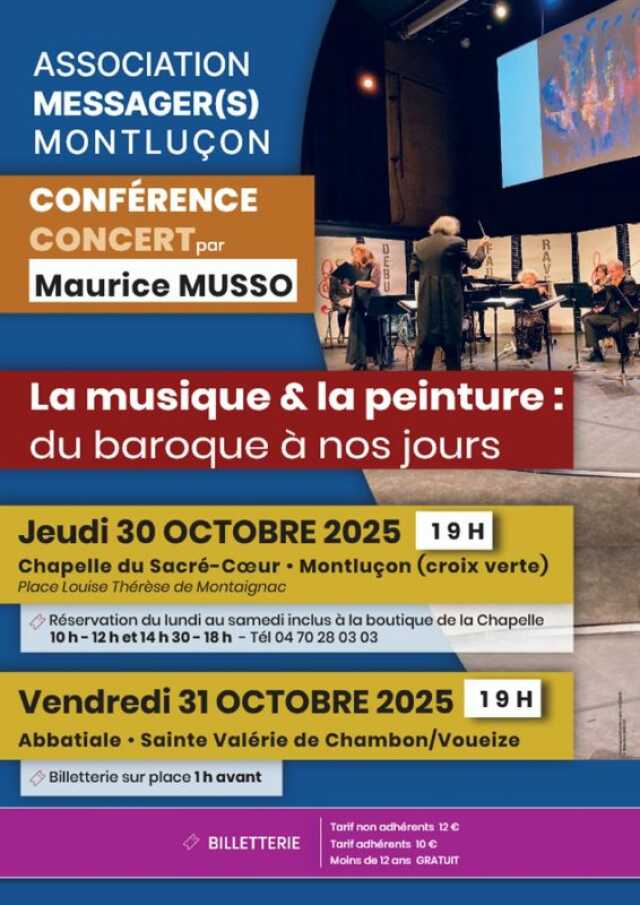 CONFERENCE CONCERT par Maurice MUSSO