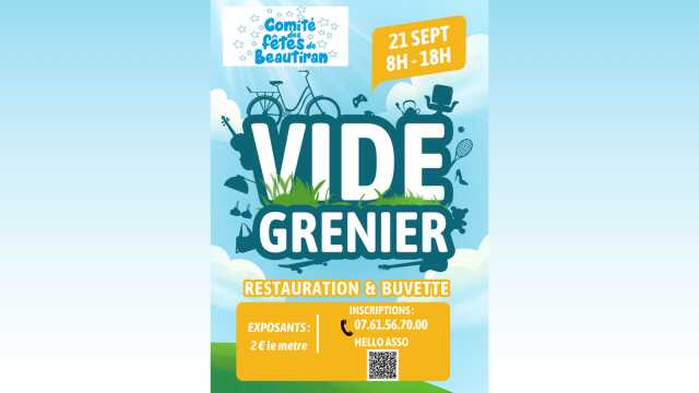 Vide grenier de rentrée