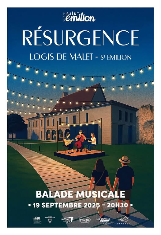 Résurgence - Une balade poétique et musicale devant le Logis de Malet, futur équipement culturel de la ville