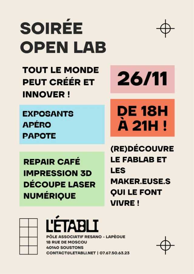 Soirée Open Lab !