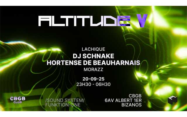 Soirée Altitude V