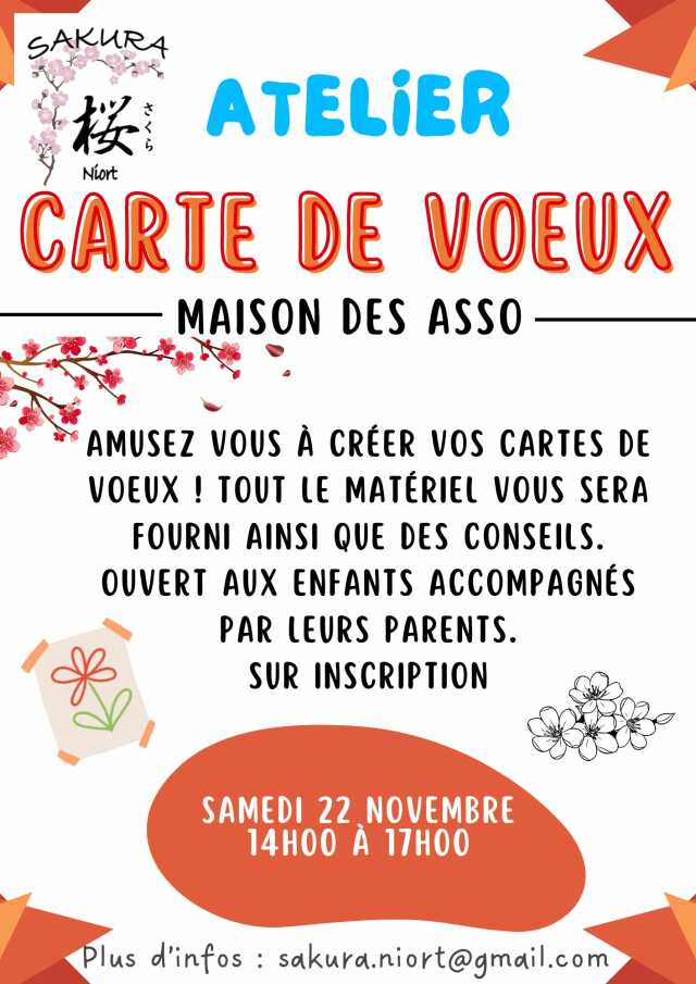 Atelier Cartes de Voeux à Niort