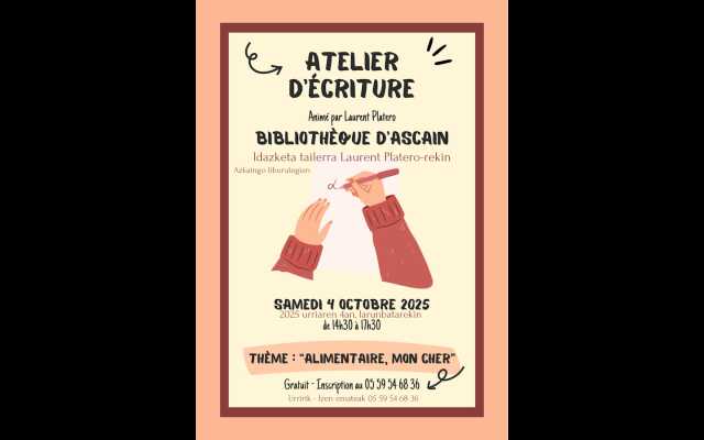 Atelier d'écriture