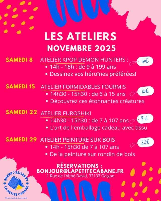 Atelier formidables fourmis