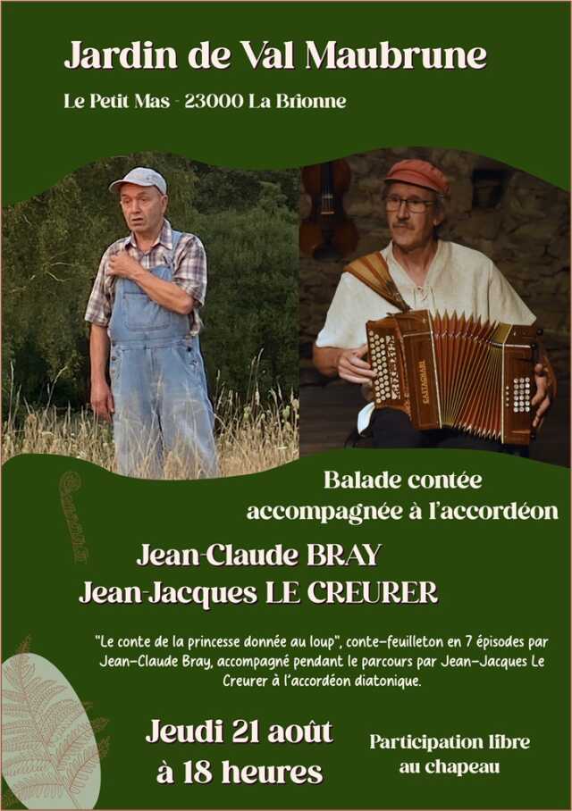 Balade contée au Jardin de Val Maubrune