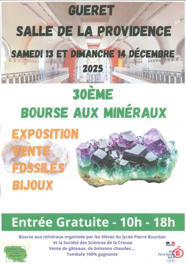 30ème Bourse aux minéraux