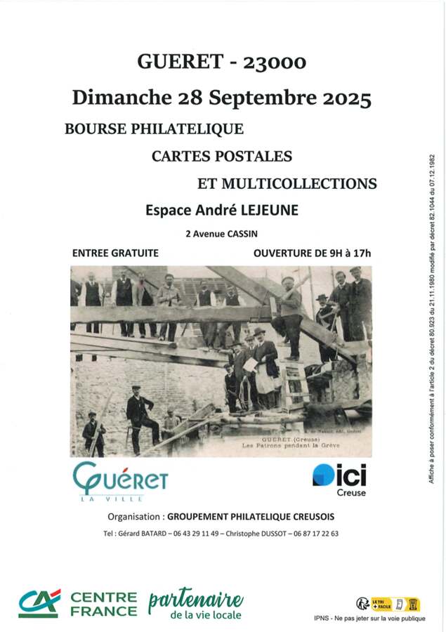 Bourse Philatélique, cartes postales et multi-collections