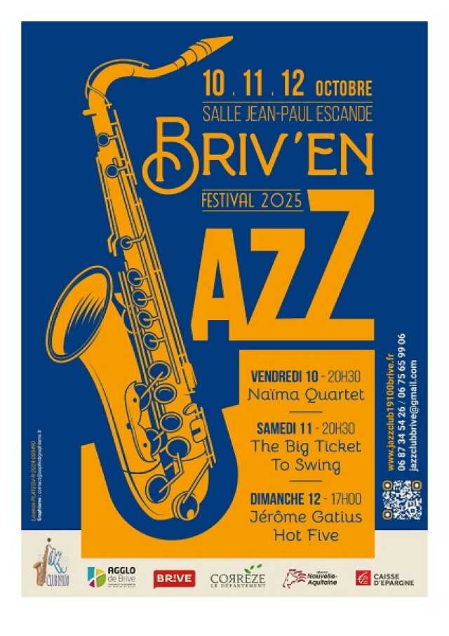 Festival Briv'en jazz (Jazz club 19100) (Salle Escande)