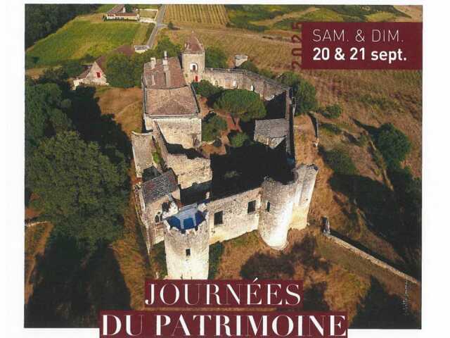 Journées du Patrimoine au château de Benauge
