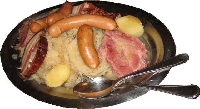 Repas choucroute