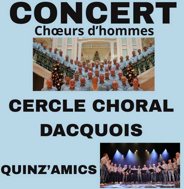 Concert : Choeurs d'hommes