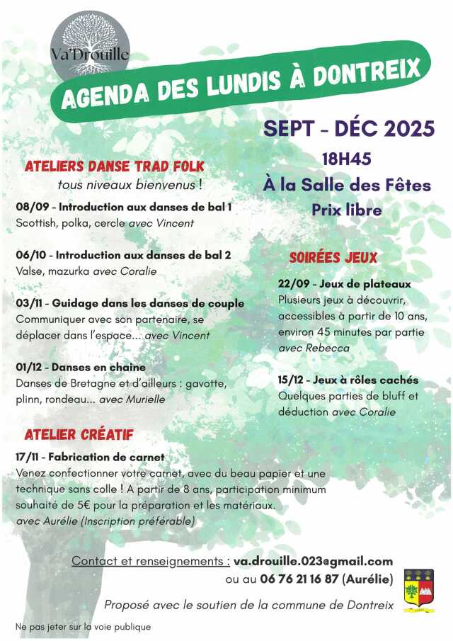 Va'Drouille : Ateliers Danse Trad Folk