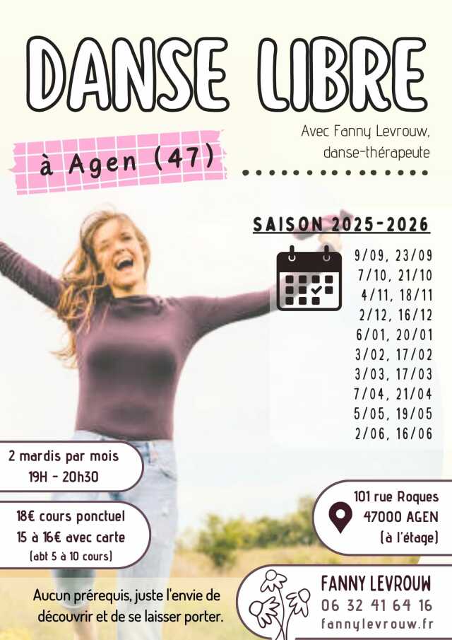 Atelier de danse libre