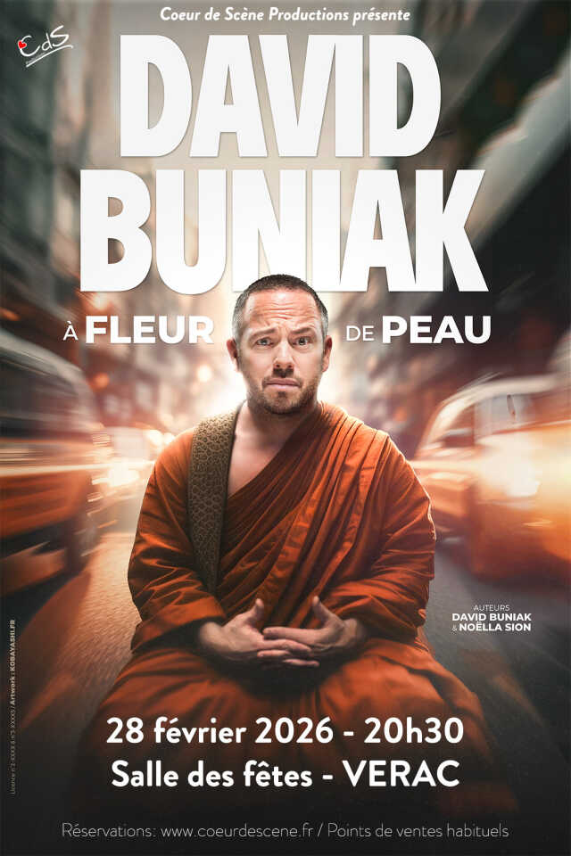 Humour - David Buniak à fleur de peau