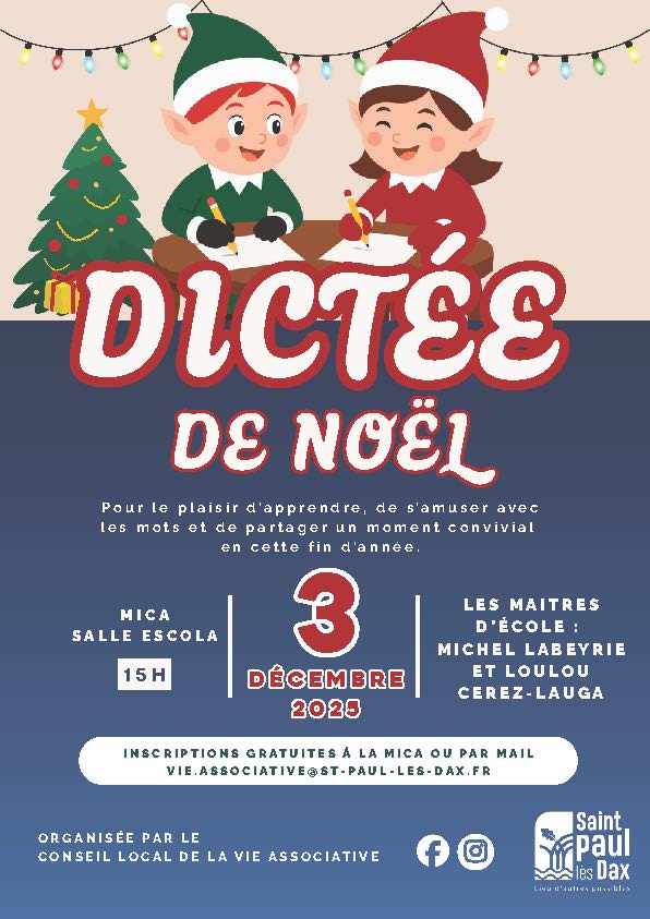 Dictée de Noël