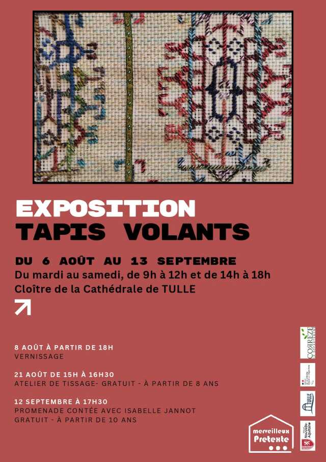 Cloître : Exposition Tapis volants