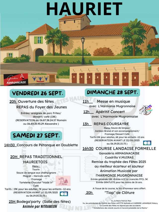 Fêtes patronales d'Hauriet