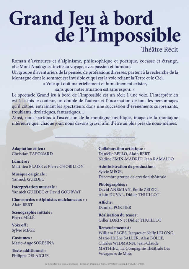 Théâtre à Sainte Nathalène : 